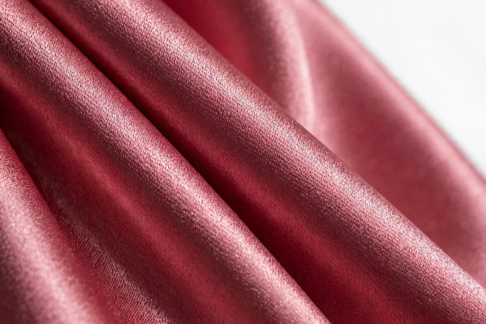 Macro of dense slipper satin weave texture with glossy floats